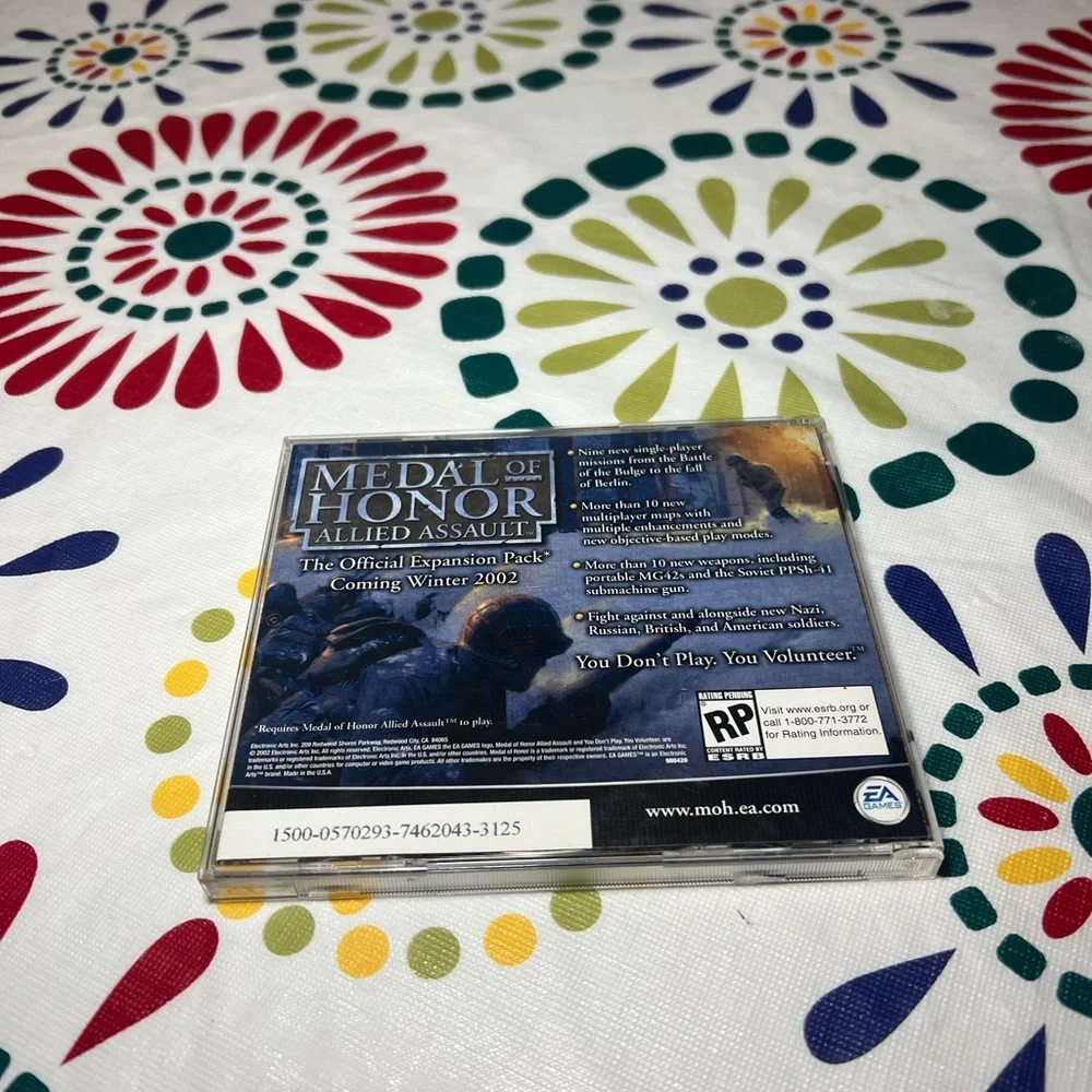 Battlefield 1942 PC Game 2 Disc Set 2002 EA Games